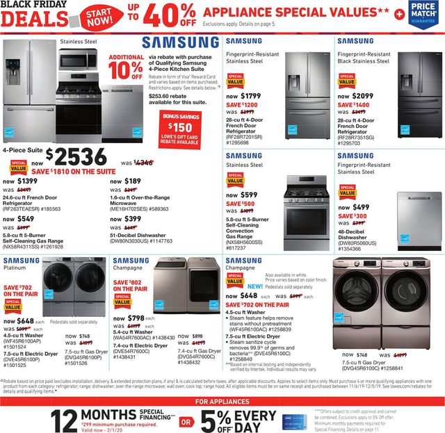 Lowe's Ad from 11/07/2019