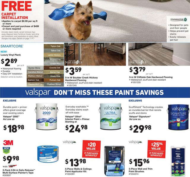 Lowe's Ad from 11/07/2019