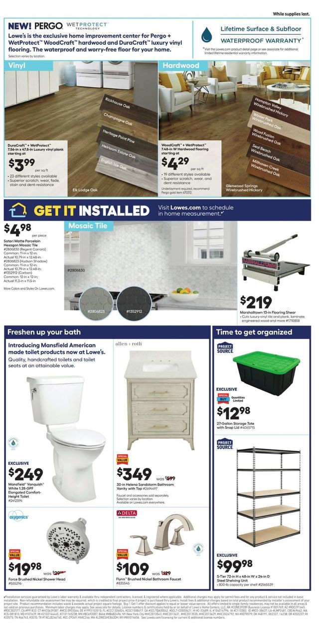 Lowe's Ad from 06/24/2021