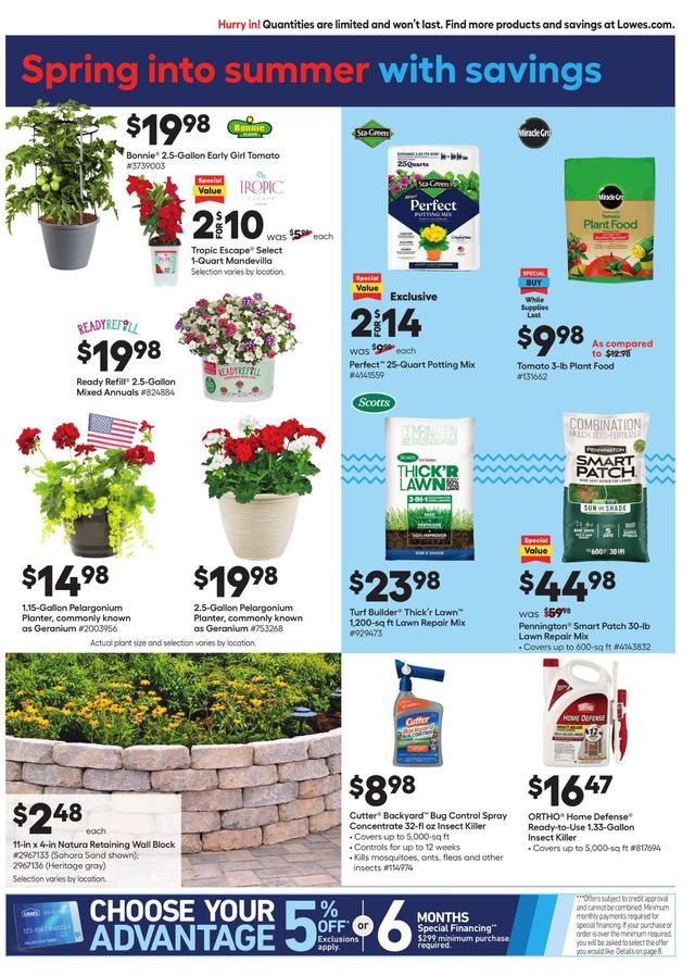 Lowe's Ad from 05/19/2022