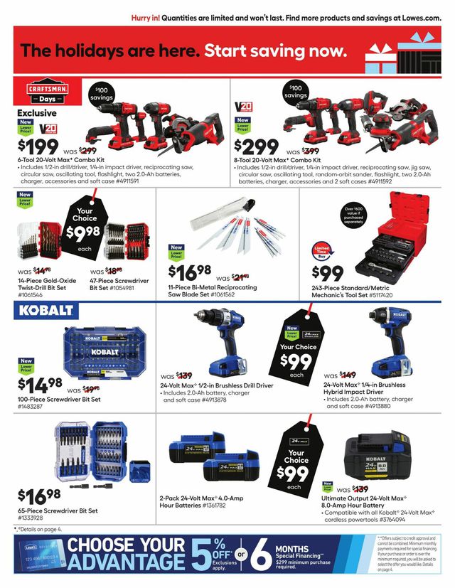 Lowe's Ad from 11/03/2022