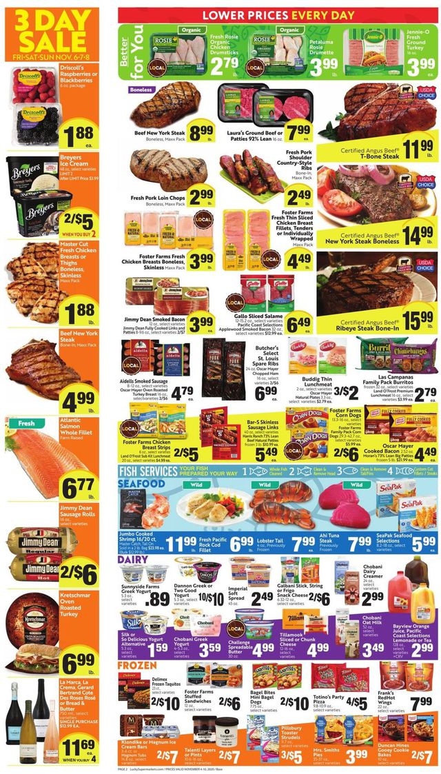 Lucky Supermarkets Ad from 11/04/2020