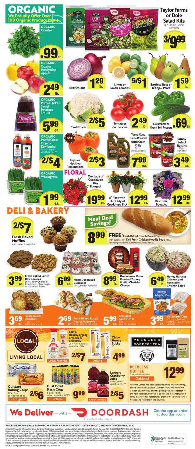 Lucky Supermarkets Ad from 12/02/2020