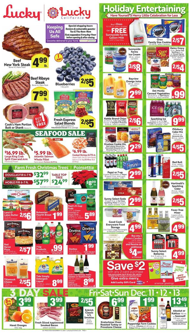 Lucky Supermarkets Ad from 12/09/2020