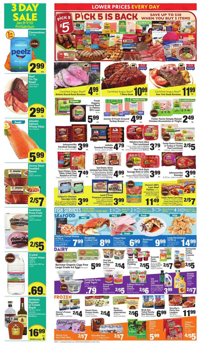 Lucky Supermarkets Ad from 01/06/2021