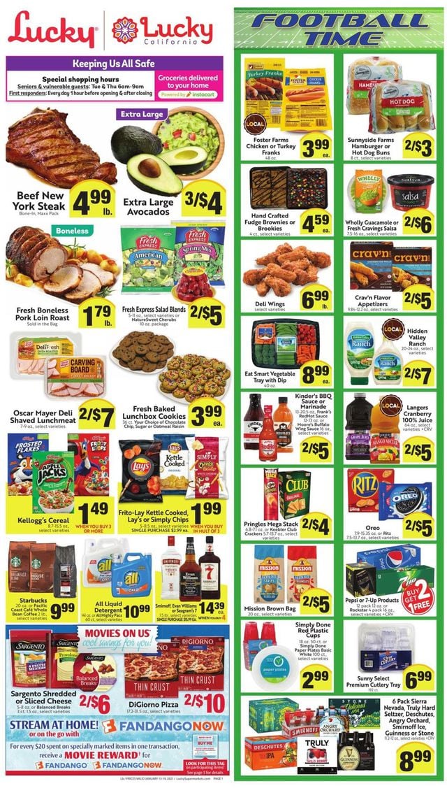 Lucky Supermarkets Ad from 01/13/2021