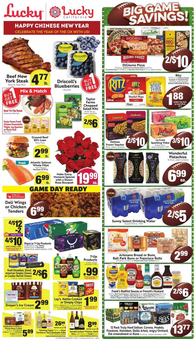 Lucky Supermarkets Ad from 02/03/2021