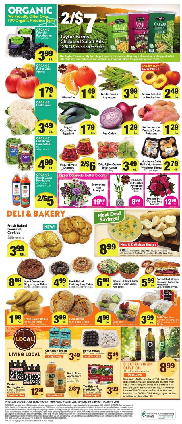 Lucky Supermarkets Ad from 03/03/2021