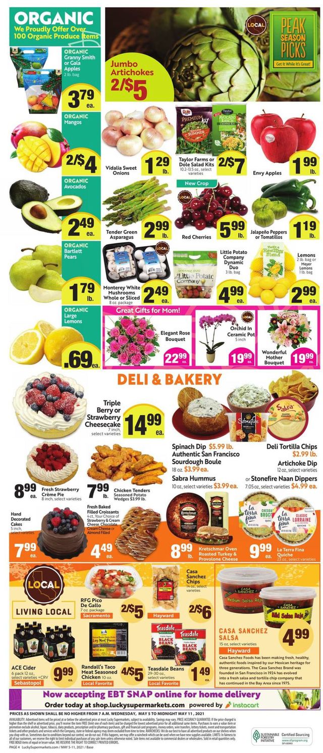 Lucky Supermarkets Ad from 05/05/2021