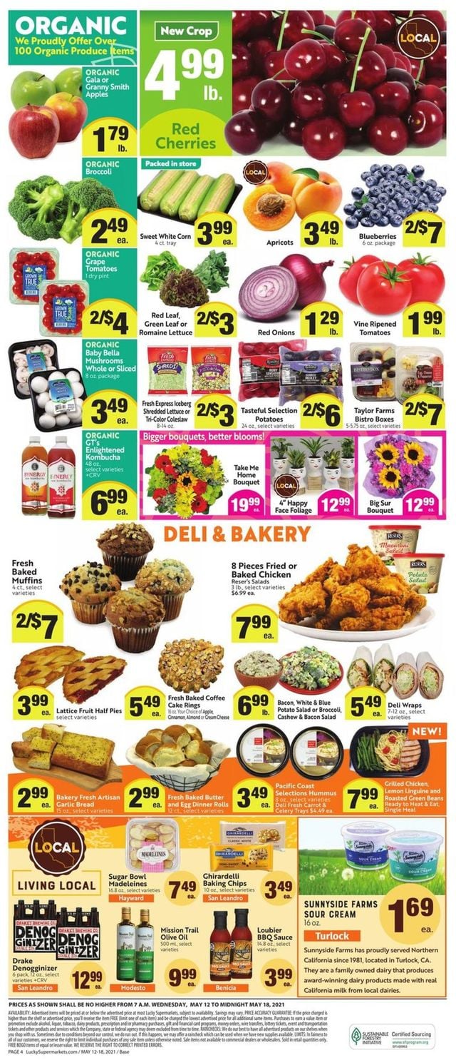 Lucky Supermarkets Ad from 05/12/2021