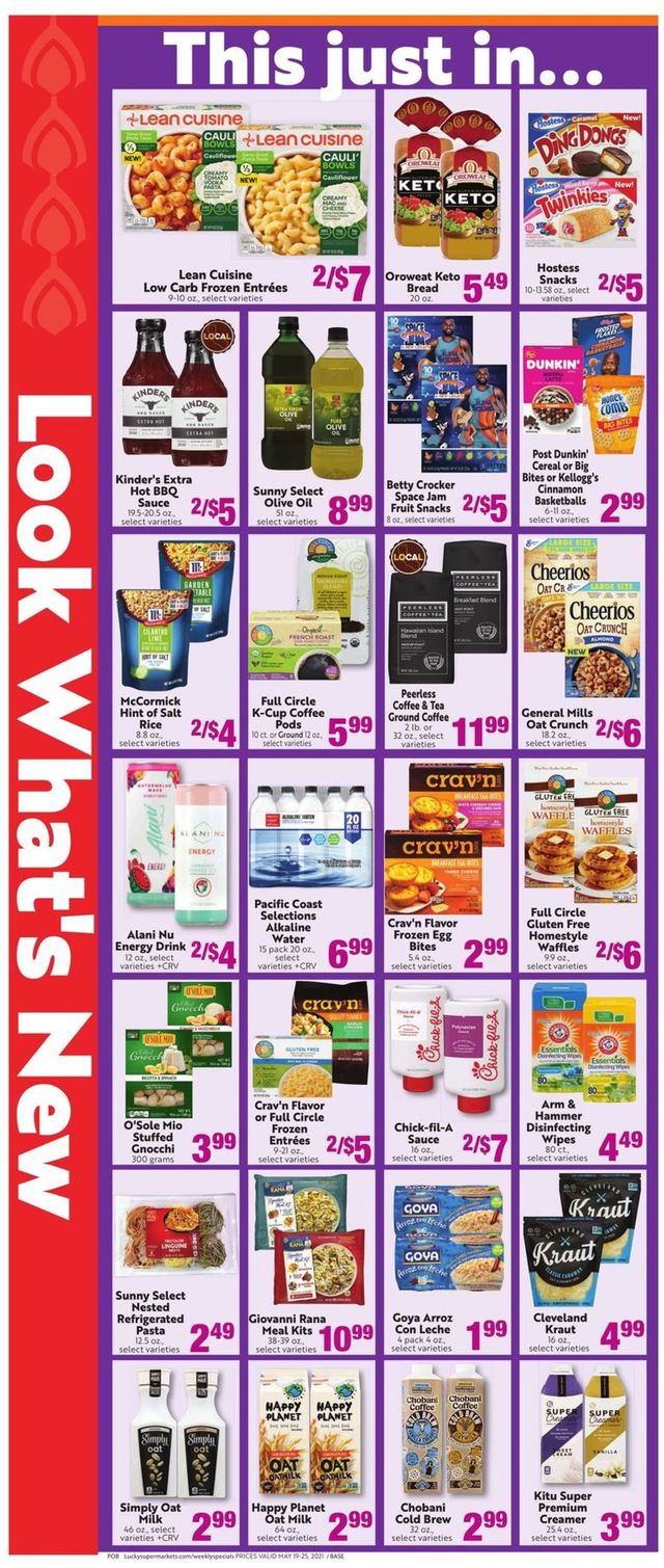Lucky Supermarkets Ad from 05/19/2021