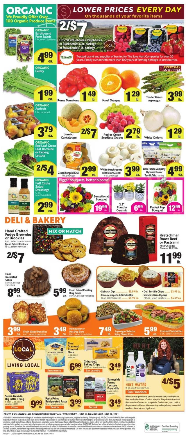 Lucky Supermarkets Ad from 06/16/2021