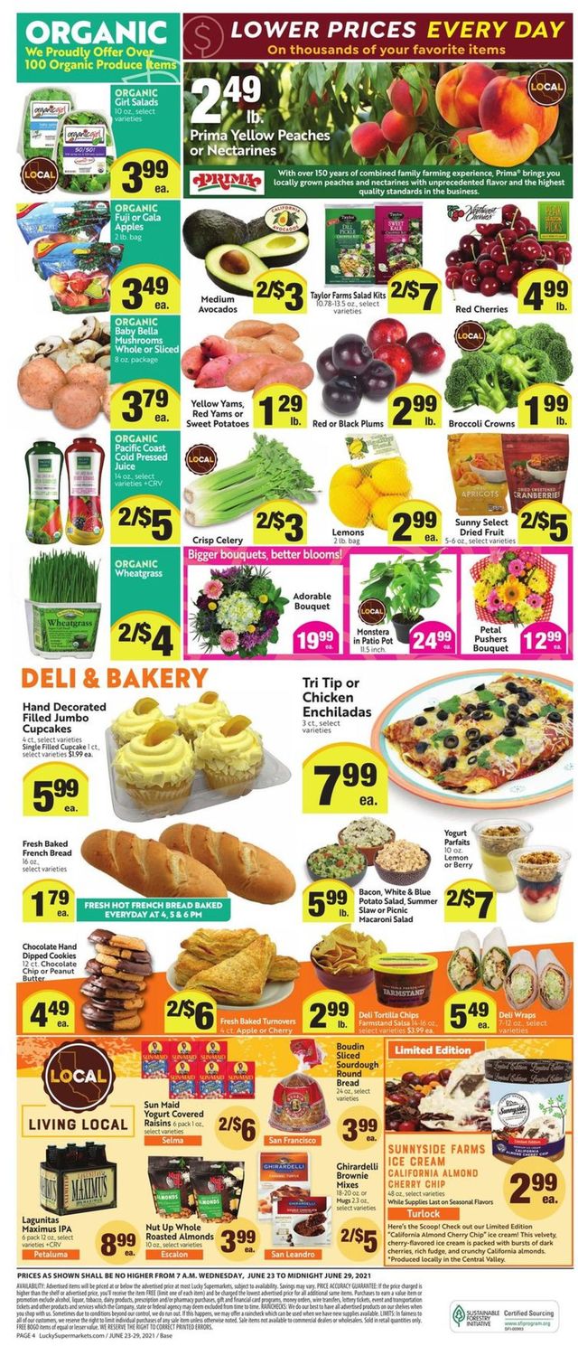 Lucky Supermarkets Ad from 06/23/2021