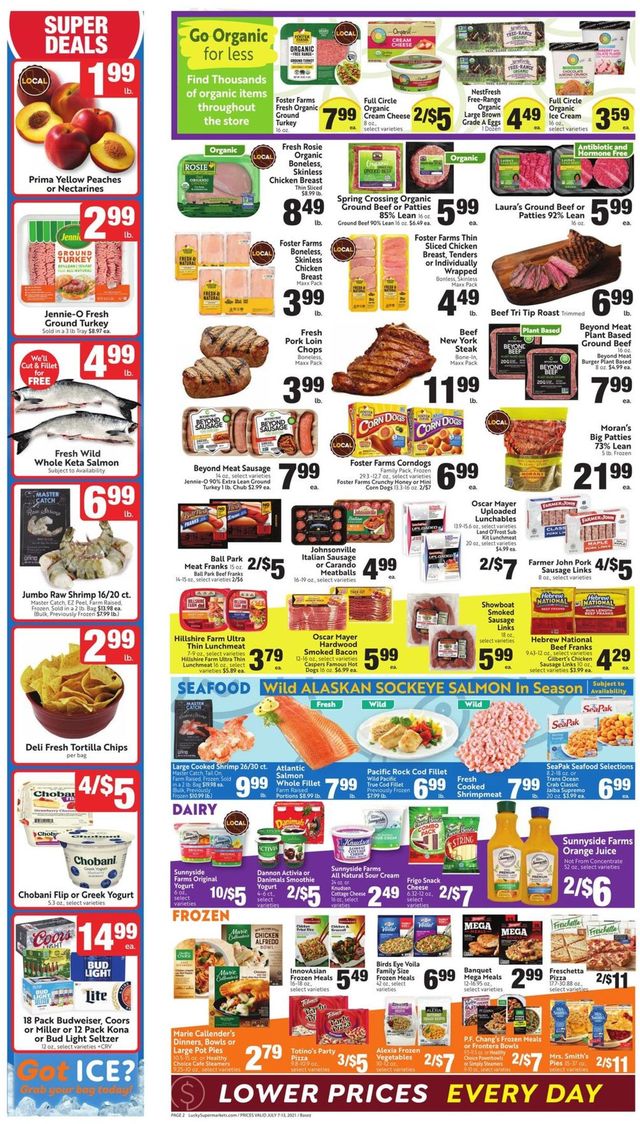 Lucky Supermarkets Ad from 07/07/2021