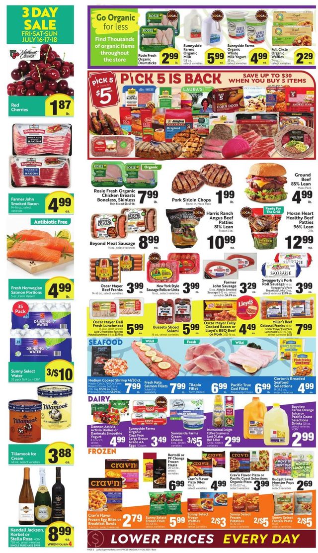 Lucky Supermarkets Ad from 07/14/2021