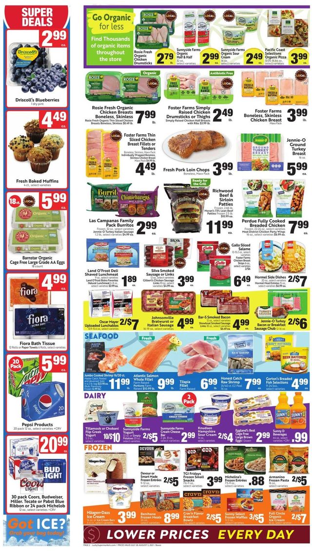 Lucky Supermarkets Ad from 07/28/2021
