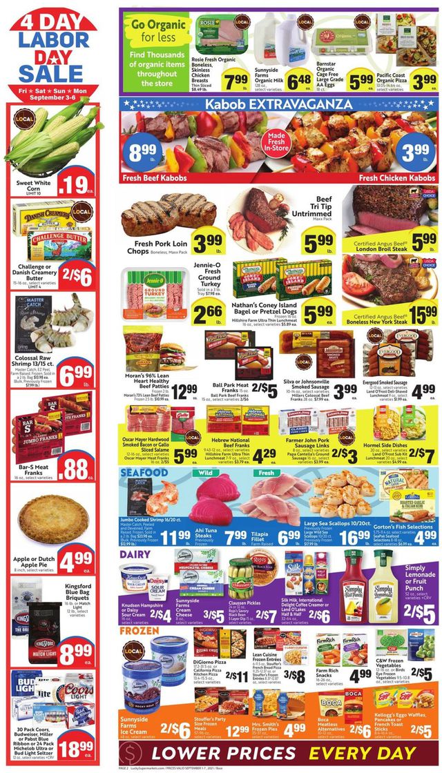 Lucky Supermarkets Ad from 09/01/2021