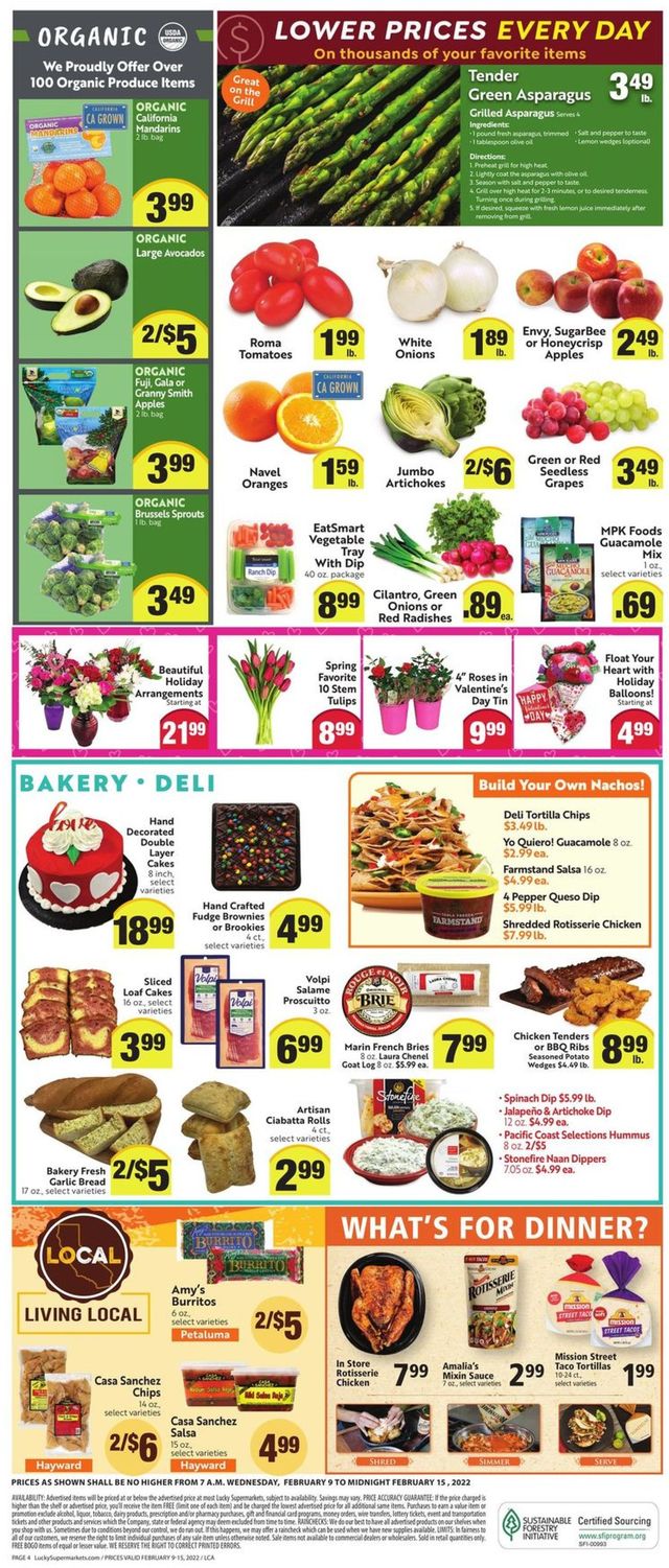 Lucky Supermarkets Ad from 02/09/2022