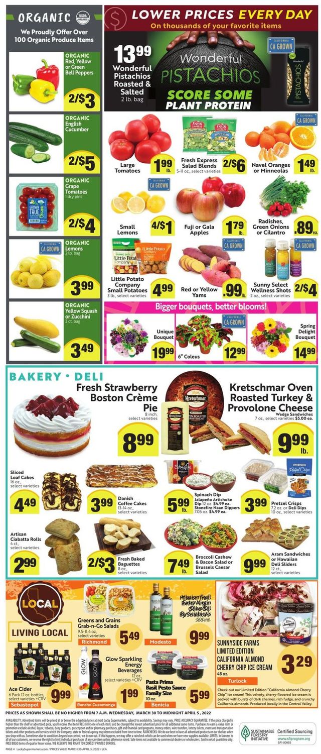 Lucky Supermarkets Ad from 03/30/2022
