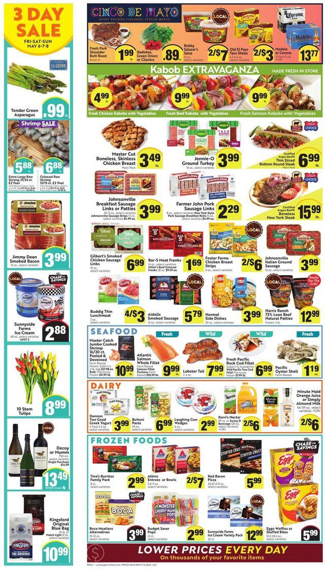 Lucky Supermarkets Ad from 05/04/2022