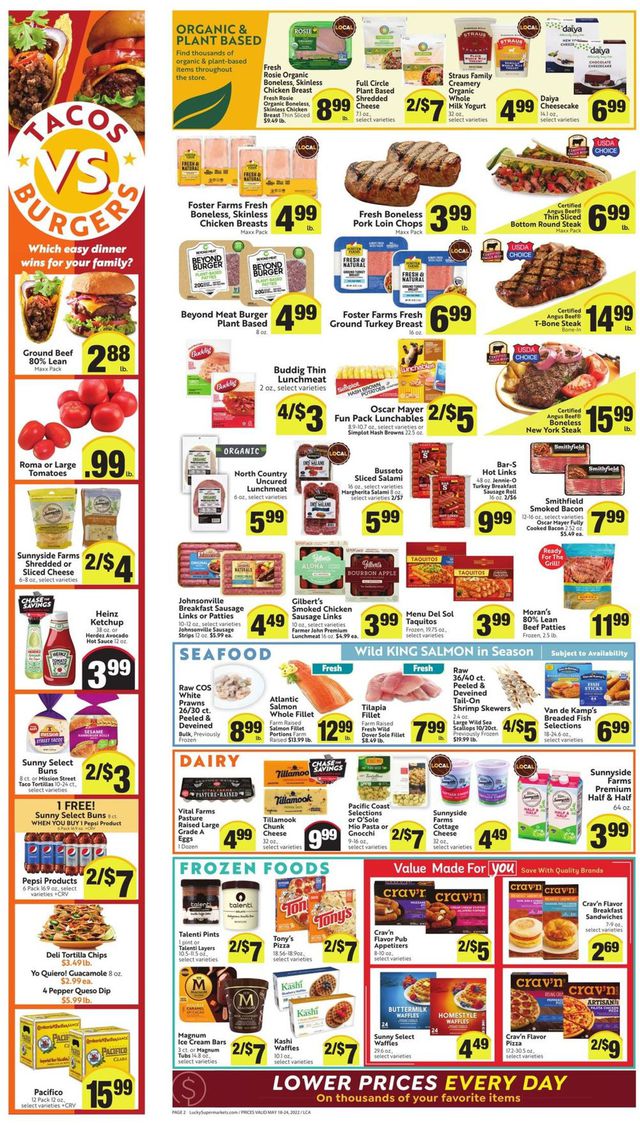 Lucky Supermarkets Ad from 05/18/2022