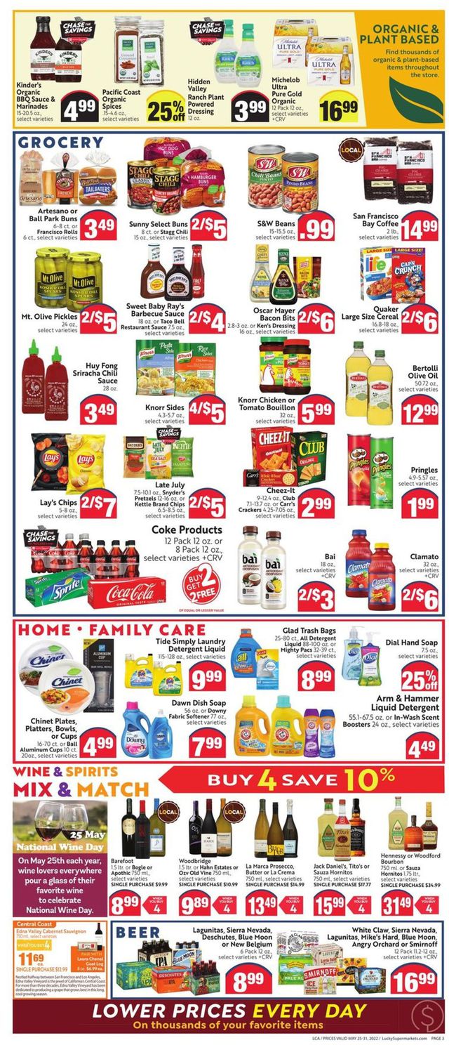 Lucky Supermarkets Ad from 05/25/2022