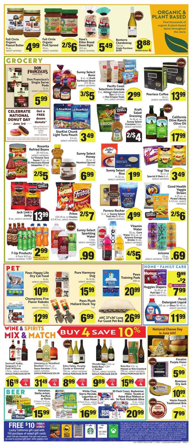 Lucky Supermarkets Ad from 06/01/2022