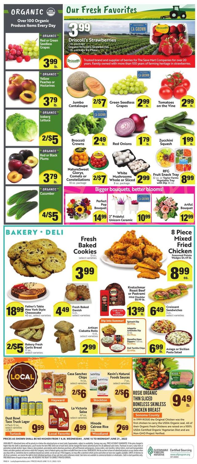 Lucky Supermarkets Ad from 06/15/2022