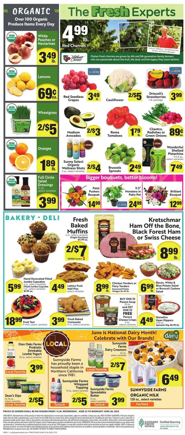 Lucky Supermarkets Ad from 06/22/2022