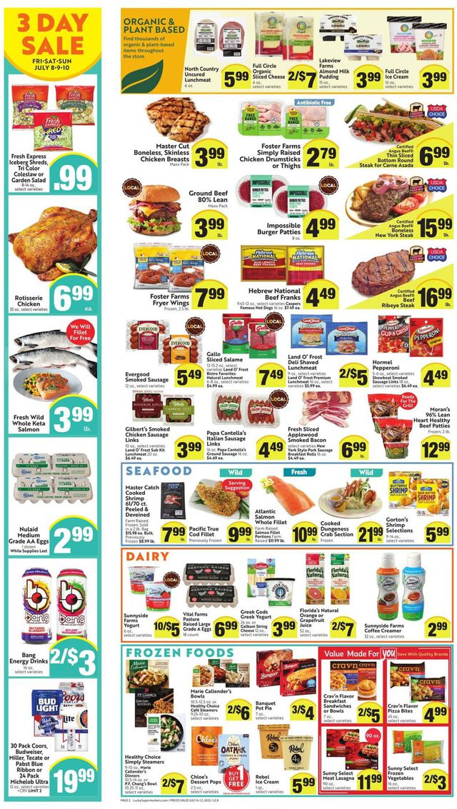 Lucky Supermarkets Ad from 07/06/2022