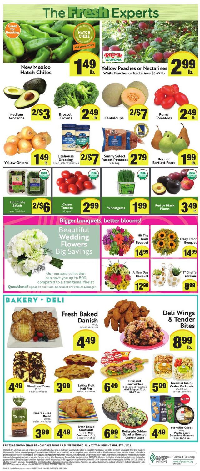 Lucky Supermarkets Ad from 07/27/2022