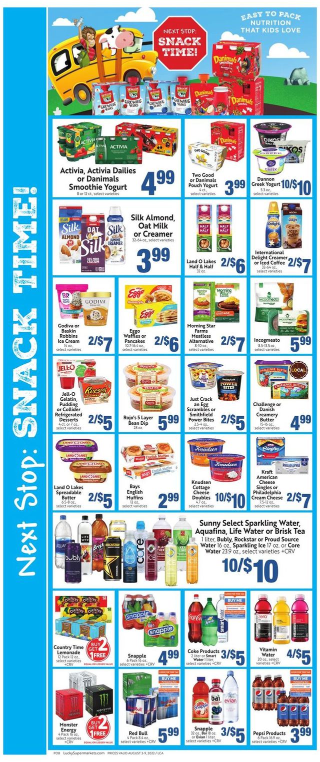 Lucky Supermarkets Ad from 08/03/2022