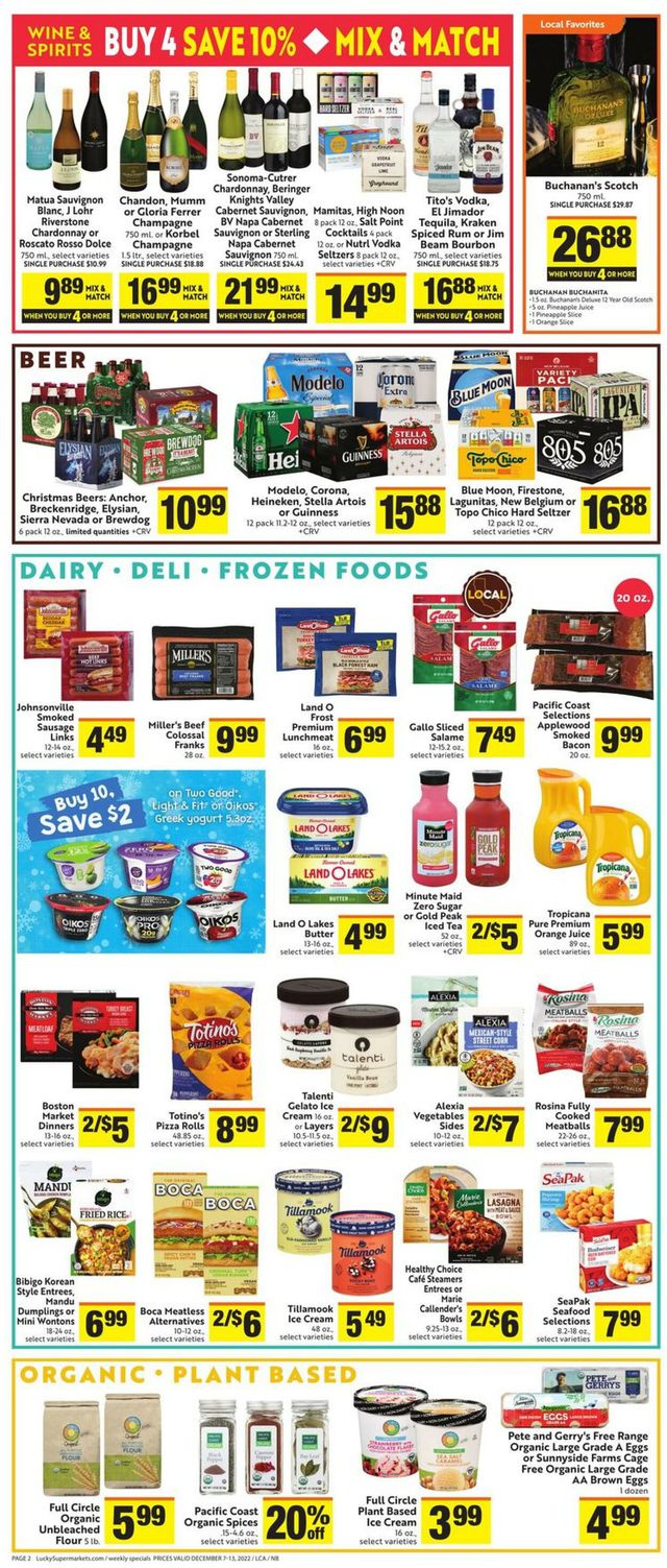 Lucky Supermarkets Ad from 12/07/2022