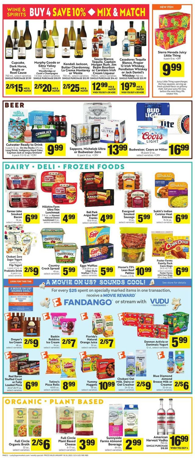Lucky Supermarkets Ad from 01/18/2023