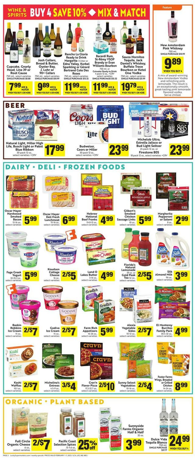 Lucky Supermarkets Ad from 02/01/2023