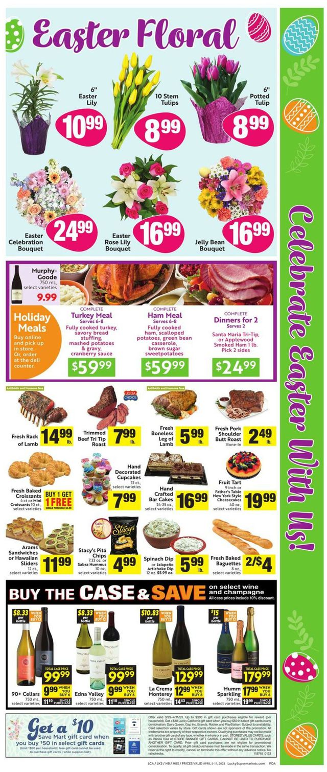 Lucky Supermarkets Ad from 04/05/2023