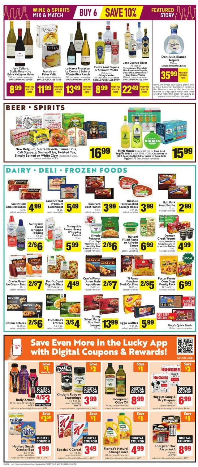Lucky Supermarkets Ad from 05/03/2023
