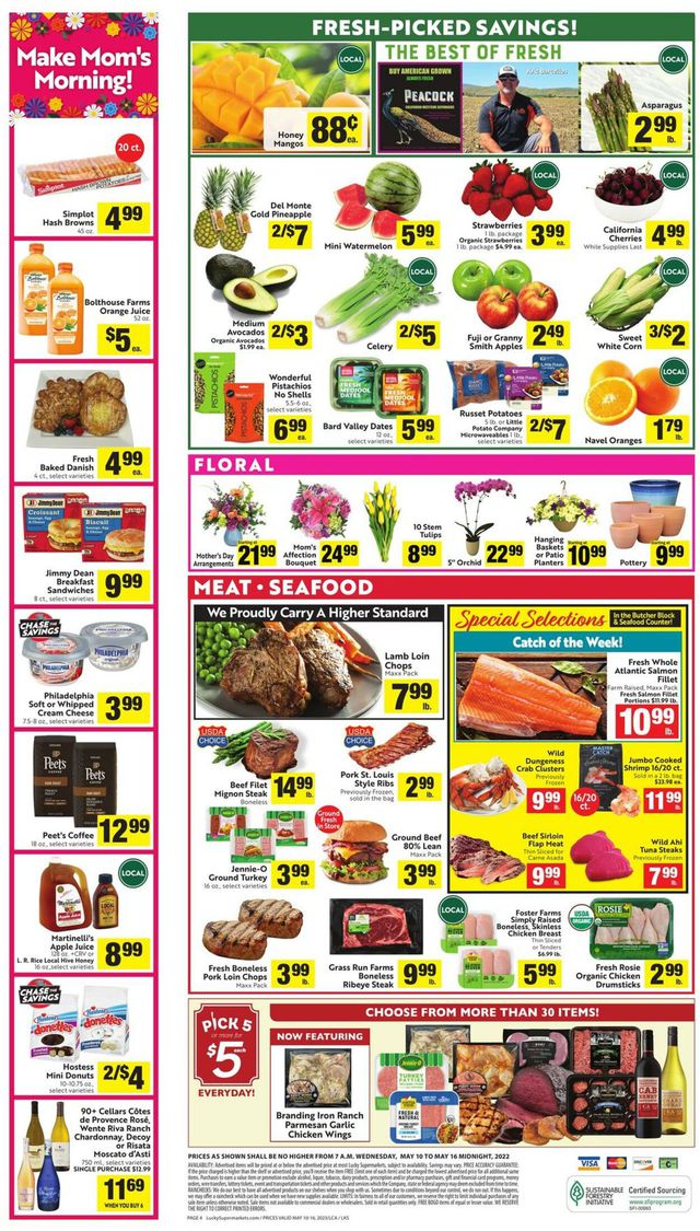 Lucky Supermarkets Ad from 05/10/2023