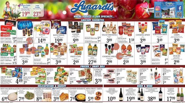 Lunardi's Ad from 08/16/2022
