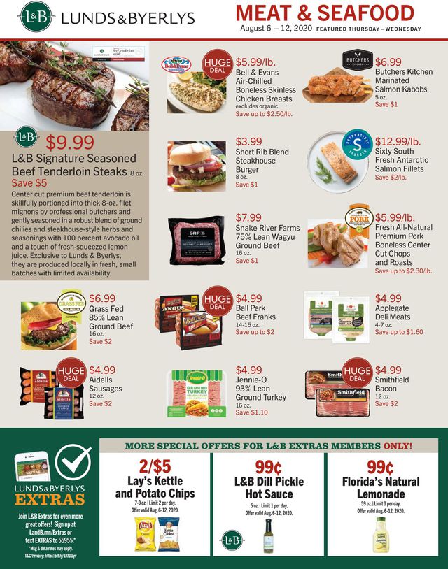 Lunds & Byerlys Ad from 08/06/2020