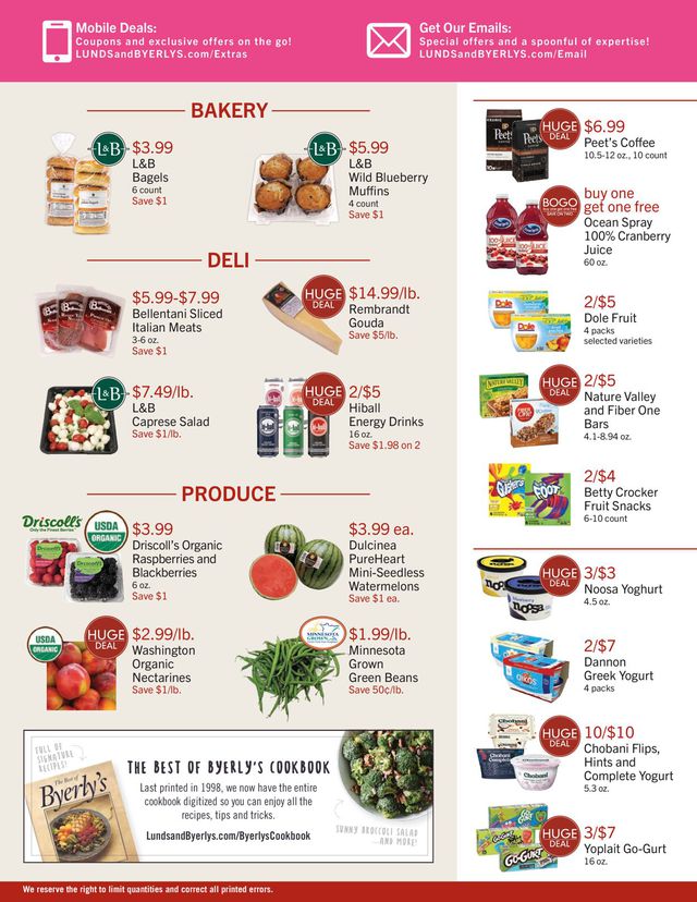 Lunds & Byerlys Ad from 08/20/2020