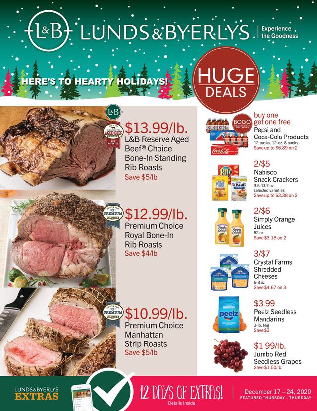 Lunds & Byerlys Ad from 12/17/2020