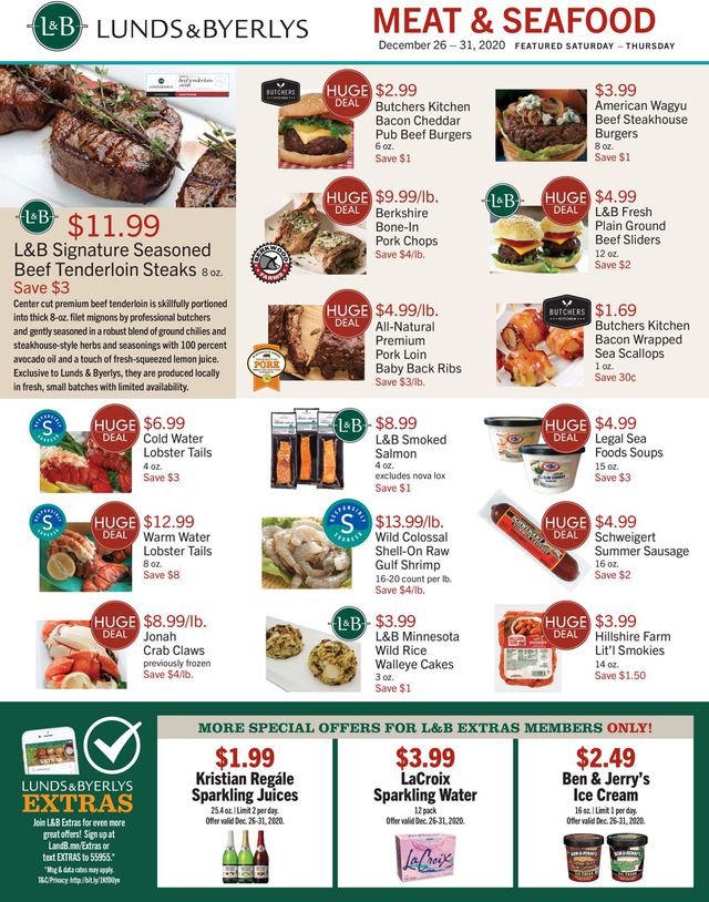 Lunds & Byerlys Ad from 12/26/2020