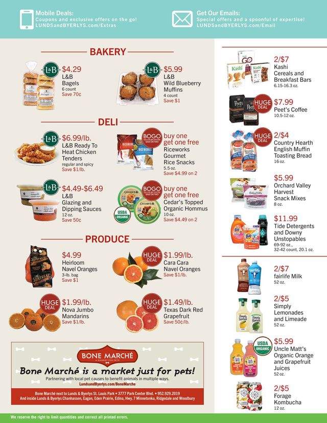 Lunds & Byerlys Ad from 01/01/2021