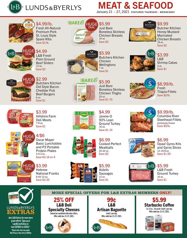Lunds & Byerlys Ad from 01/21/2021
