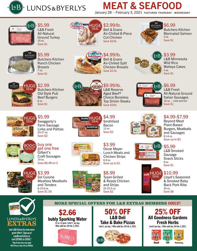 Lunds & Byerlys Ad from 01/28/2021
