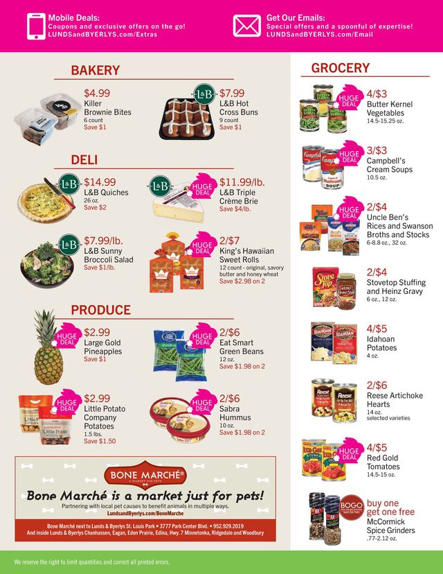 Lunds & Byerlys Ad from 04/01/2021