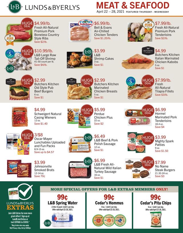 Lunds & Byerlys Ad from 04/22/2021