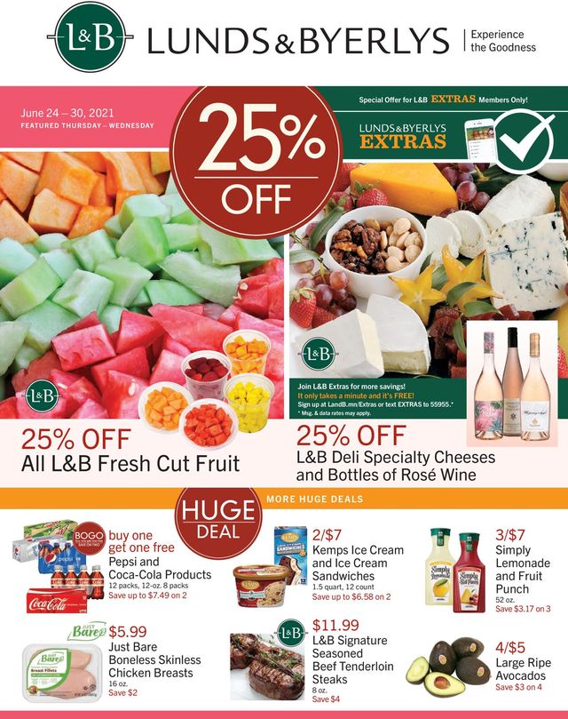 Lunds & Byerlys Ad from 06/24/2021