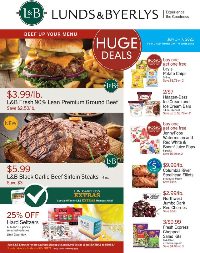 Lunds & Byerlys Ad from 07/01/2021